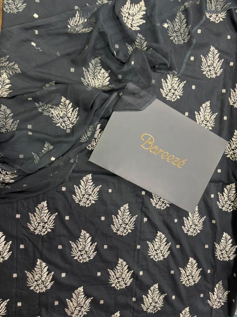 Bareeze lawn 3 piece all over embroided suit