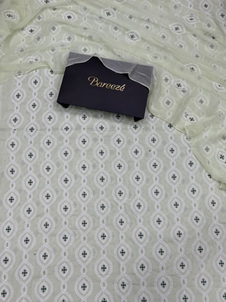 Bareeze lawn 3 piece all over embroided suit