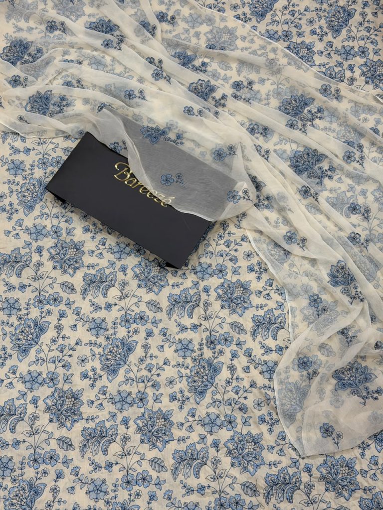 Bareeze lawn 3 piece all over embroided suit