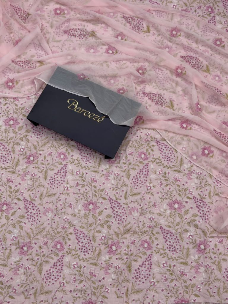 Bareeze lawn 3 piece all over embroided suit