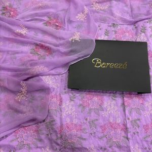 Bareeze lawn 3 piece all over embroided suit