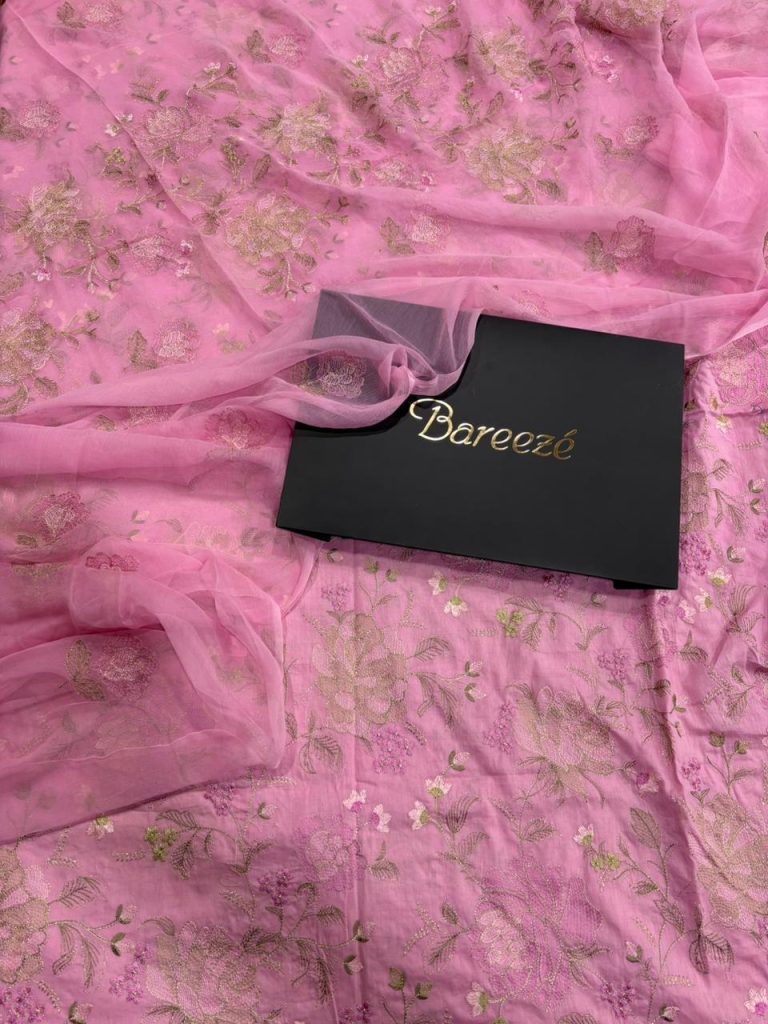 Bareeze lawn 3 piece all over embroided suit