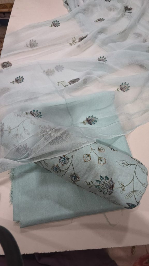 Bareeze 3 piece Embroided suit