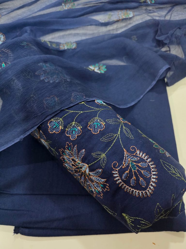 Bareeze 3 piece Embroided suit
